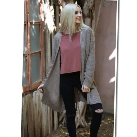 𝅺taupe Cardigan sweater - Picture 14 of 15